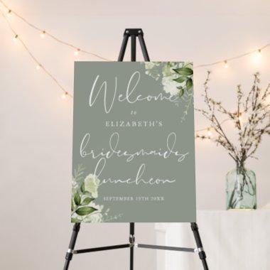 Sage Greenery Bridesmaids Luncheon Welcome Sign
