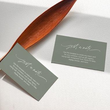 SAGE Just a Note Enclosure  Bohemian