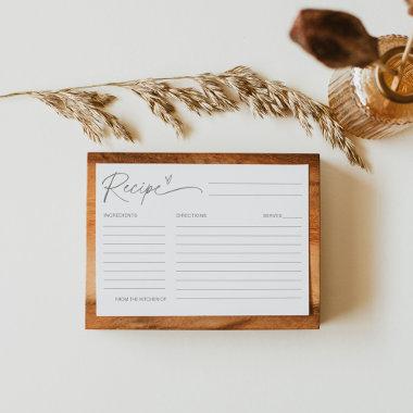 SAGE Minimalist Recipe
