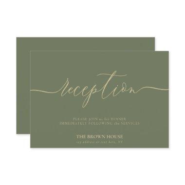 Sage Simple Wedding Reception