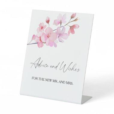 Sakura - Advice and Wishes for Newlyweds Poster Pedestal Sign
