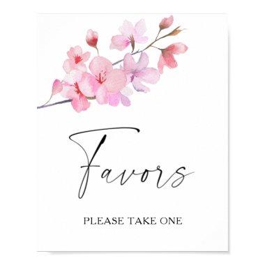 Sakura - bridal favors please take one poster
