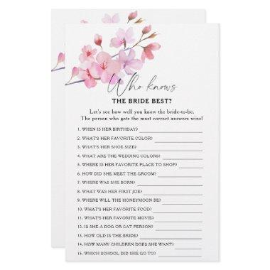 Sakura - Who knows the bride best game
