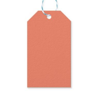 Salmon #F38367, Pink Daisy Gift Tags
