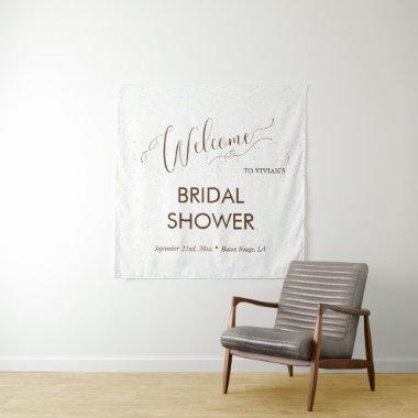 Sample Minimalist Gold Dust  Welcome Tapestry