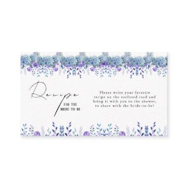 Sample Purple Floral Garden  Recipe Enclosure