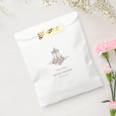 Sample Rustic Floral Roses & Lantern  Favor Bag