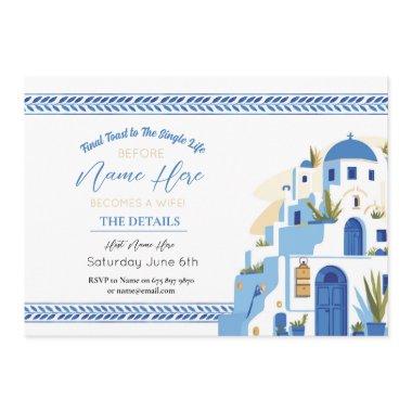 Santorini  Itinerary Schedule Blue Program