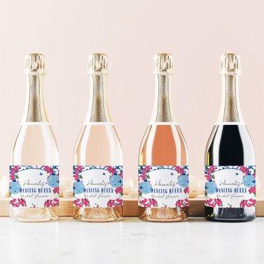 Santorini Musical Bougainvillea  Sparkling Wine Label