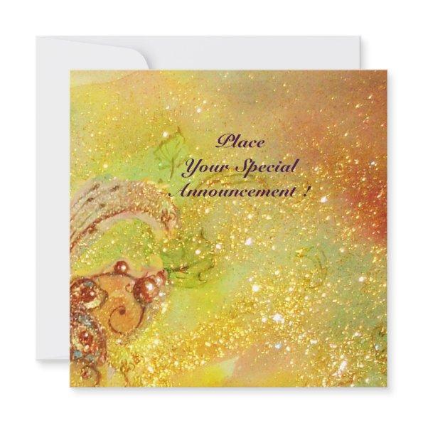 SAPPHO,DANCE MUSIC AND POETRY ,Gold Sparkles Announcement