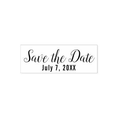 Save the Date Custom Wedding Engagement Self-inking Stamp