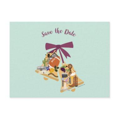 Save the Date Texas Wedding Bells Post