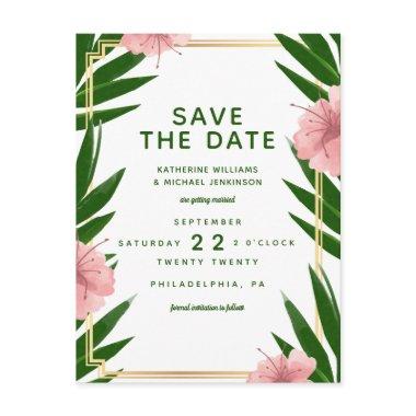 Save The Date | Tropical Wedding PostInvitations