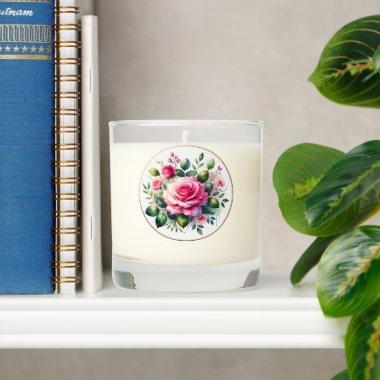 "Say it with flowers." Scented Candle