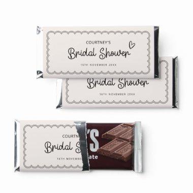 Scalloped border Hershey Bar Thank You Favors