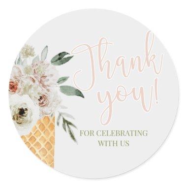 Scooped up, , Bride,  ScooP Classic Round Sticker