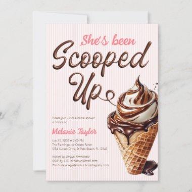 Scooped Up Bridal Shower Invitations