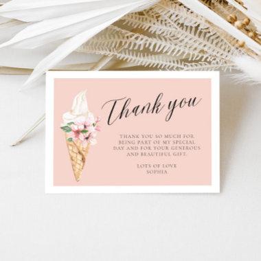 Scooped Up Bridal Shower Thank You Invitations