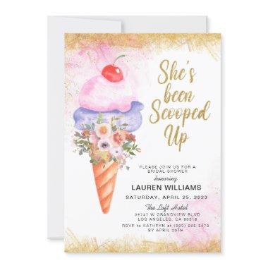 Scooped Up Ice Cream