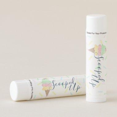 Scooped Up Ice Cream Bridal Shower Lip Balm