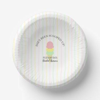 Scooped Up Ice Cream  Paper Bowls