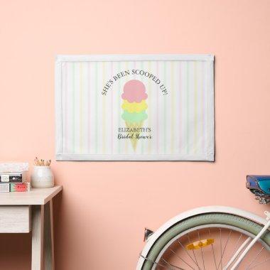 Scooped Up Ice Cream  Pennant