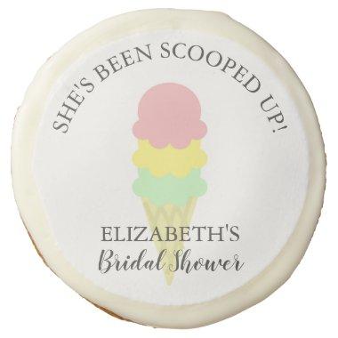 Scooped Up Ice Cream Bridal Shower Sugar Cookie