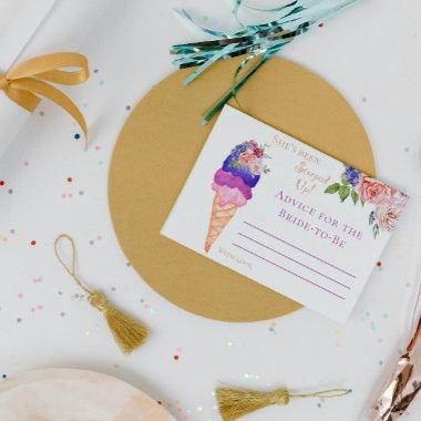 Scooped Up Ice Cream Floral  Advice
