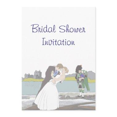 Scottish, Celtic Wedding Theme Bridal Shower Invitations