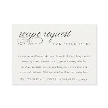 Script Black White Recipe Request  Enclosure