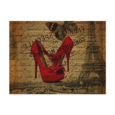 scripts paris eiffel tower stilettos fashionista postInvitations