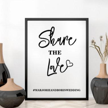 Scripture Share the Love Bridal Shower Sign