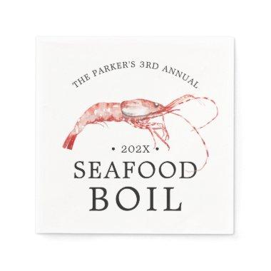 Seafood/Shrimp Boil Themed Party Napkins