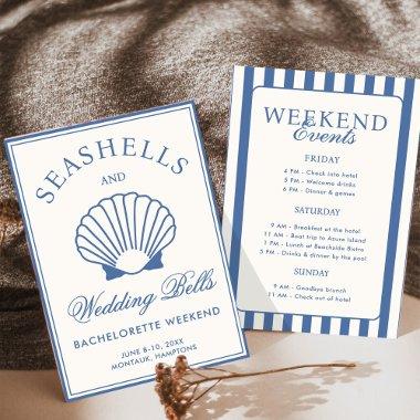 Seashells and Wedding Bells Bachelorette Itinerary