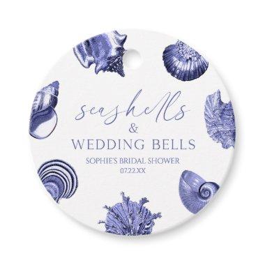 Seashells & Wedding Bells Elegant  Favor Tags