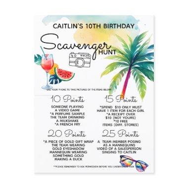 Seaside Beach scavenger hunt Announcement Post