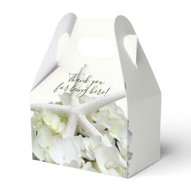 Seaside Garden White Wedding Shower Favor box