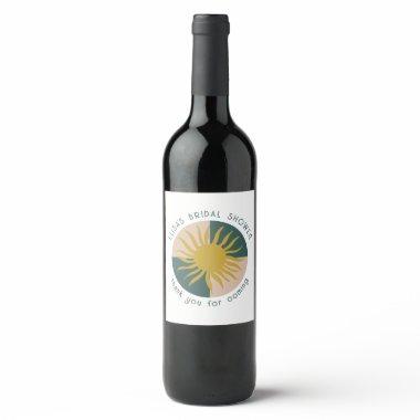 Seaside Soiree  Modern Cute CUSTOM Wine Label
