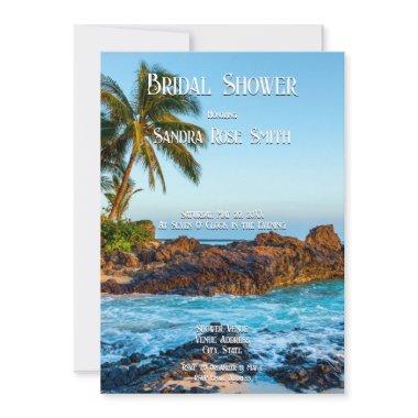 Secret Beach Maui, Tropical, Paradise, Wedding Invitations