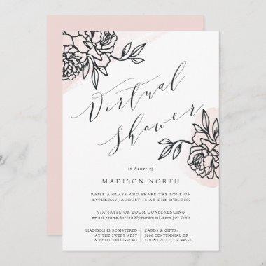Secret Garden Virtual Bridal or Baby Shower Invitations