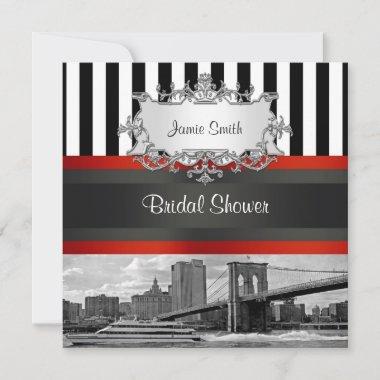 SEE REVISED VERSION NYC Bklyn Bridge Bridal Shwr Invitations