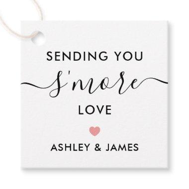 Sending You S'more Love Tag, Wedding Pink Favor Tags