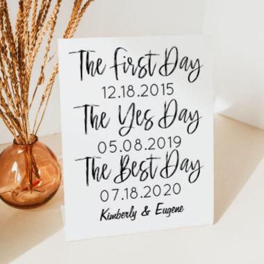 Sentimental Dates Sign | Wedding |