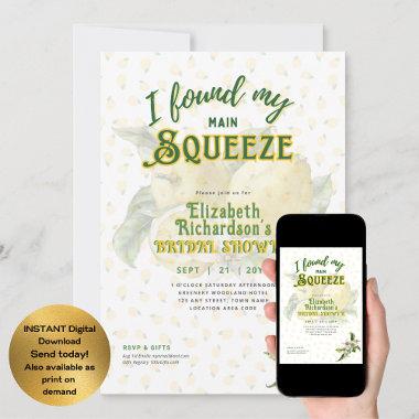 Set for Summer | Fun Lemon Squeeze Bridal Shower Invitations