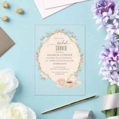 Shabby chic Tea Party  Acrylic