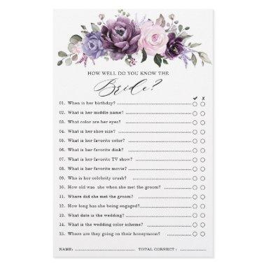 Shades of Dusty Purple Blooms  Game