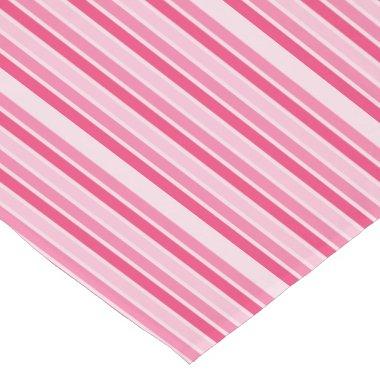 Shades of Pink Stripes Table Runner