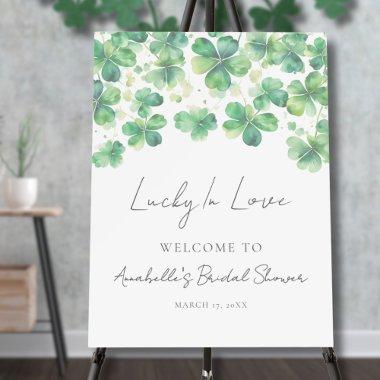 Shamrock Clover  Welcome Sign