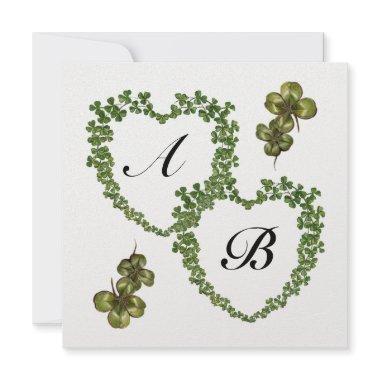 SHAMROCK HEARTS MONOGRAM ice Announcement