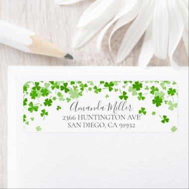 Shamrocks  Return address Label